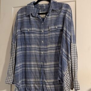 American Age Light Blue Checkered Shirt